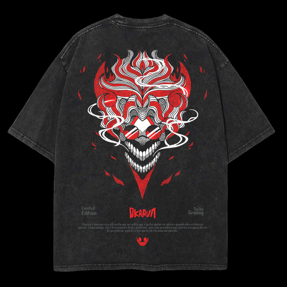"Dandadan" OKARUN Wash T-Shirt [MMU] - Image 2
